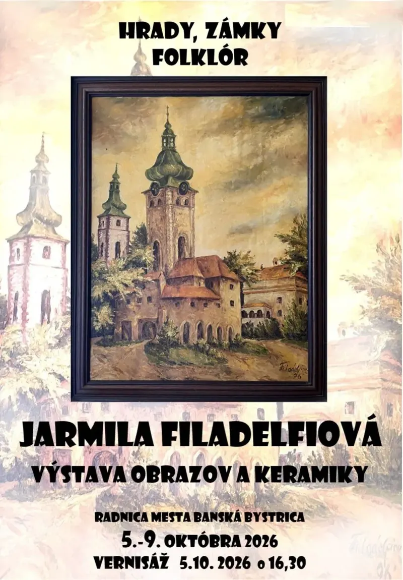 Jarmila Filadelfiová – výstava obrazov a keramiky