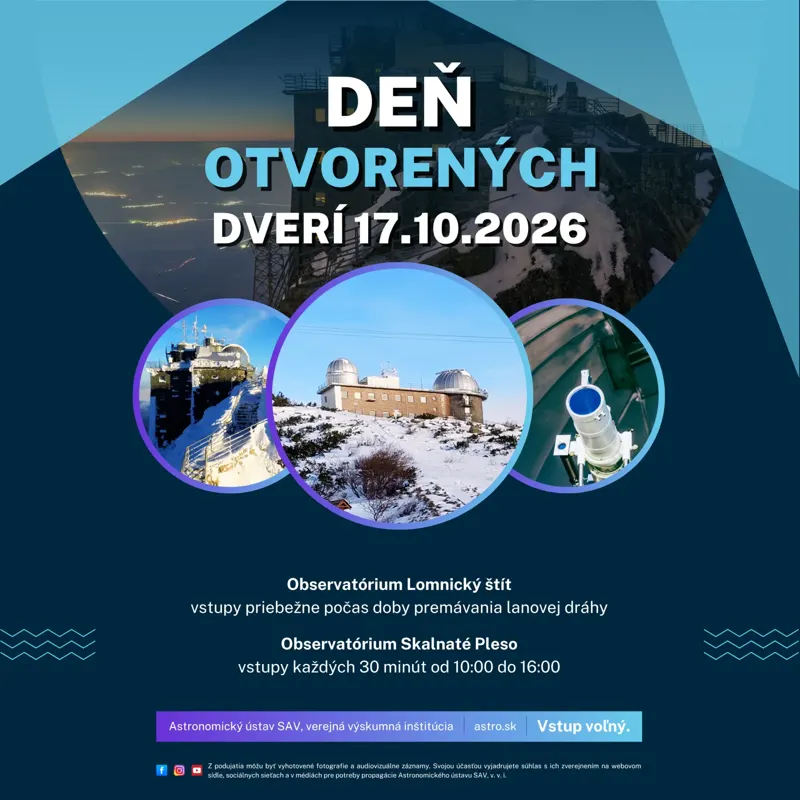 Deň otvorených dverí na vysokohorských observatóriách