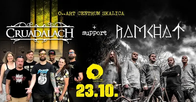 CRUADALACH + RAMCHAT + support v O-art centre