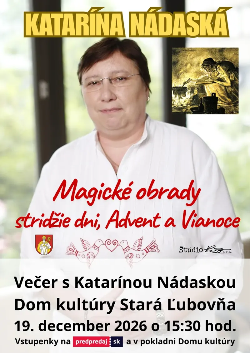 Večer s Katarínou Nádaskou