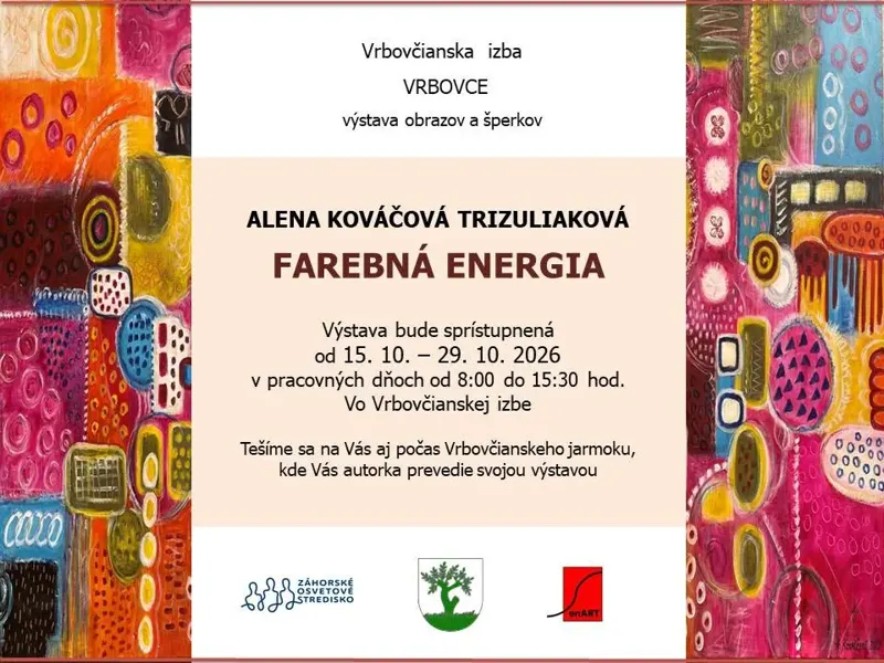 Autorská výstava obrazov a šperkov Aleny Kováčovej Trizuliakovej