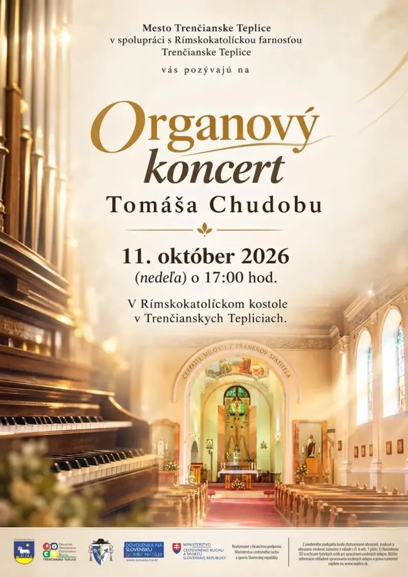 Organový koncert Tomáša Chudobu
