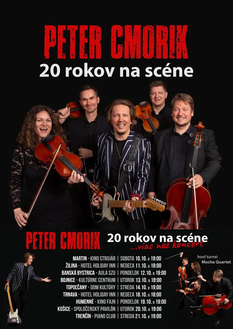 Peter Cmorík 20 rokov na scéne