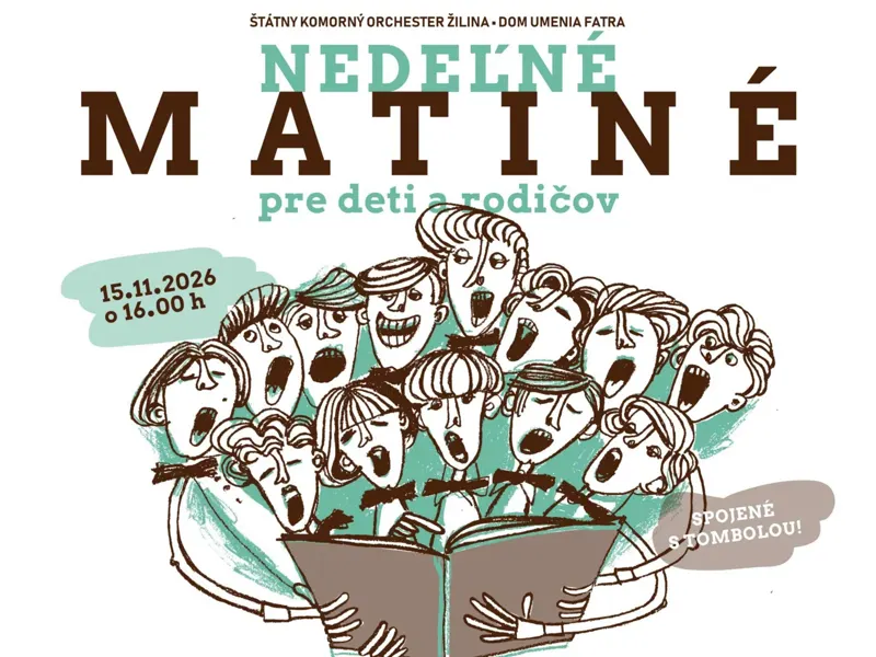 MATINÉ PRE DETI A RODIČOV – SPIEVAJTE S NAMI