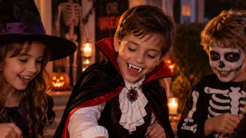 Halloween s upírmi