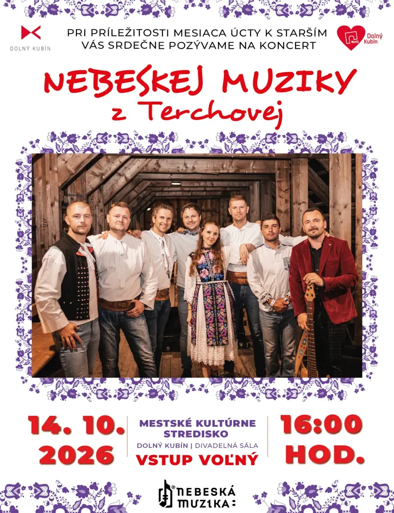 Mesiac úcty k starším • Nebeská muzika z Terchovej!