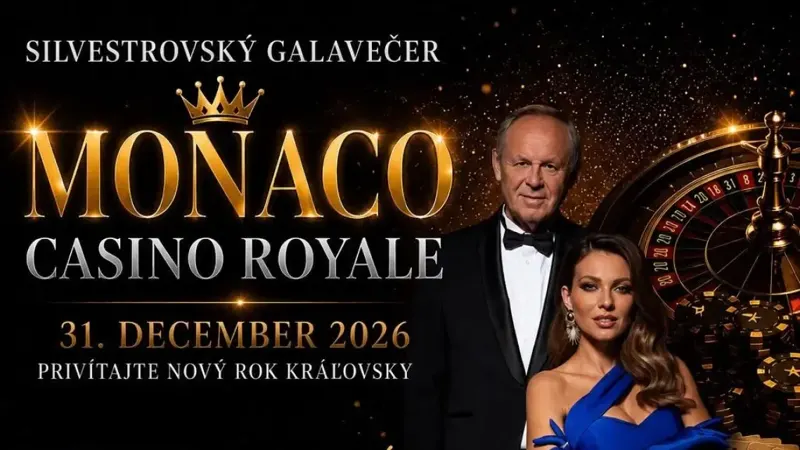 Silvestrovský galavečer Monaco Casino Roaylae