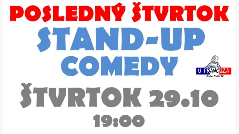 Posledný štvrtok stand-up comedy + open mic