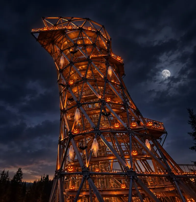 Halloween na Tatras Tower