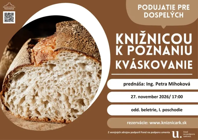 KNIŽNICOU K POZNANIU: KVÁSKOVANIE (Mestská knižnica)