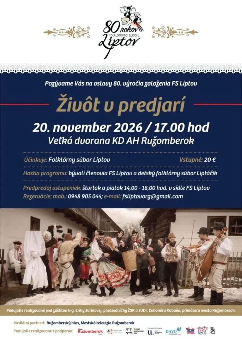 ŽIVÔT V PREDJARÍ (Kultúrny dom A. Hlinku)