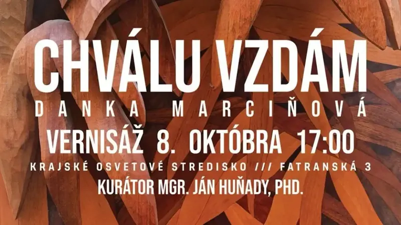 vernisáž výstavy Chválu vzdám
