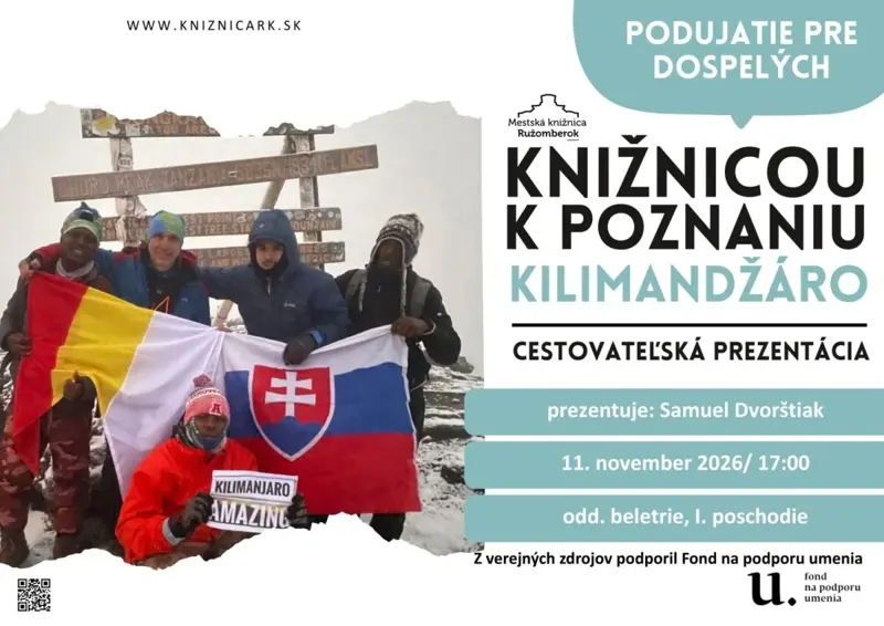 KNIŽNICOU K POZNANIU: KILIMANDŽÁRO (Mestská knižnica)