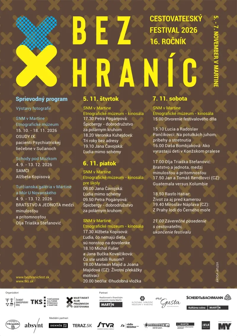 PROGRAM FESTIVALU BEZ HRANÍC 2026