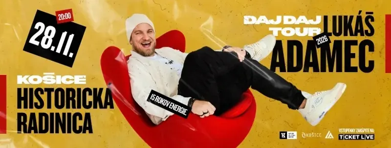Lukáš Adamec DAJ DAJ TOUR | koncert
