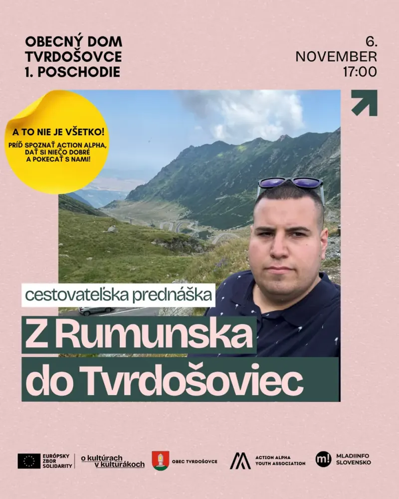 Z Rumunska do Tvrdošoviec - cestovateľská prednáška