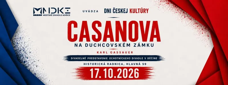 Casanova na Duchcovském zámku | Dni českej kultúry