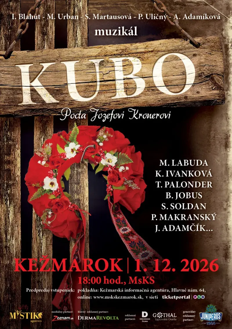 Muzikál KUBO – POCTA JOZEFOVI KRONEROVI