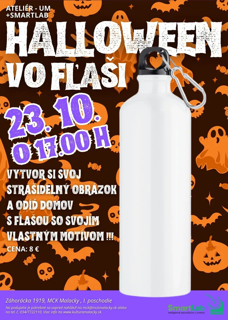ATELIÉR-UM + SmartLab: HALLOWEEN vo fľaši