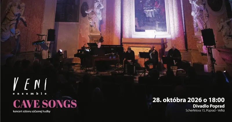 Koncert - VENI ensemble: CAVE SONGS