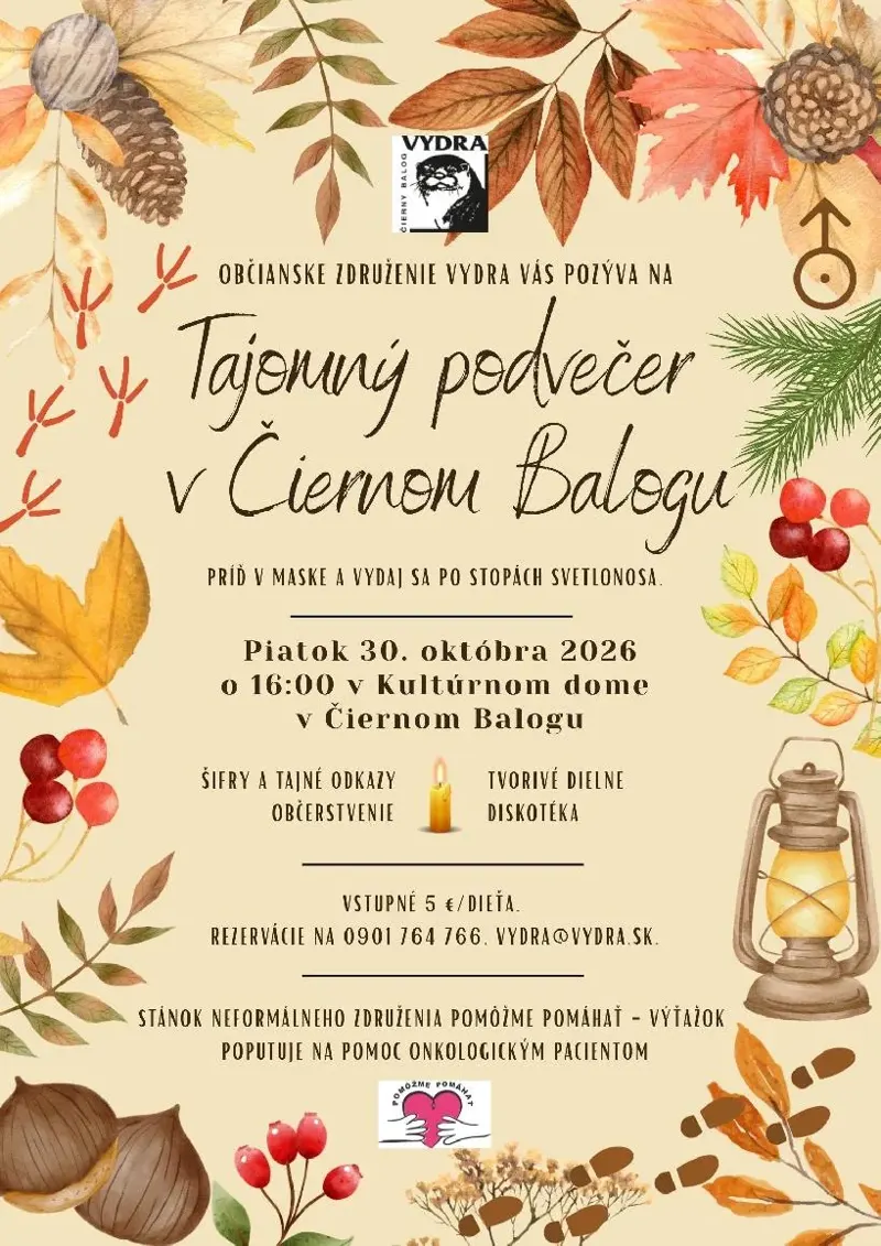 Tajomný podvečer v Čiernom Balogu