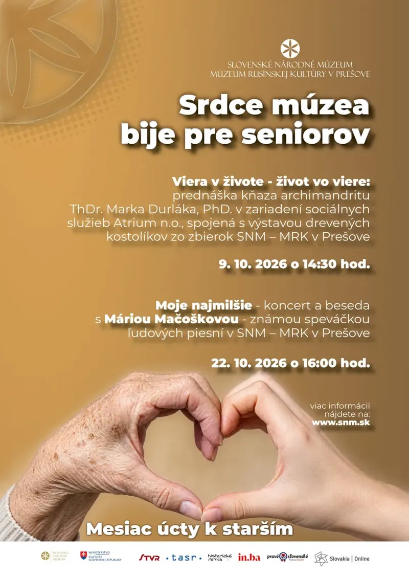 Srdce múzea bije pre seniorov